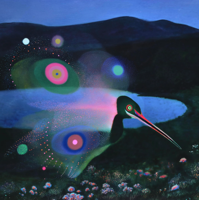 MYSTICAL BIRD LANDSCAPE